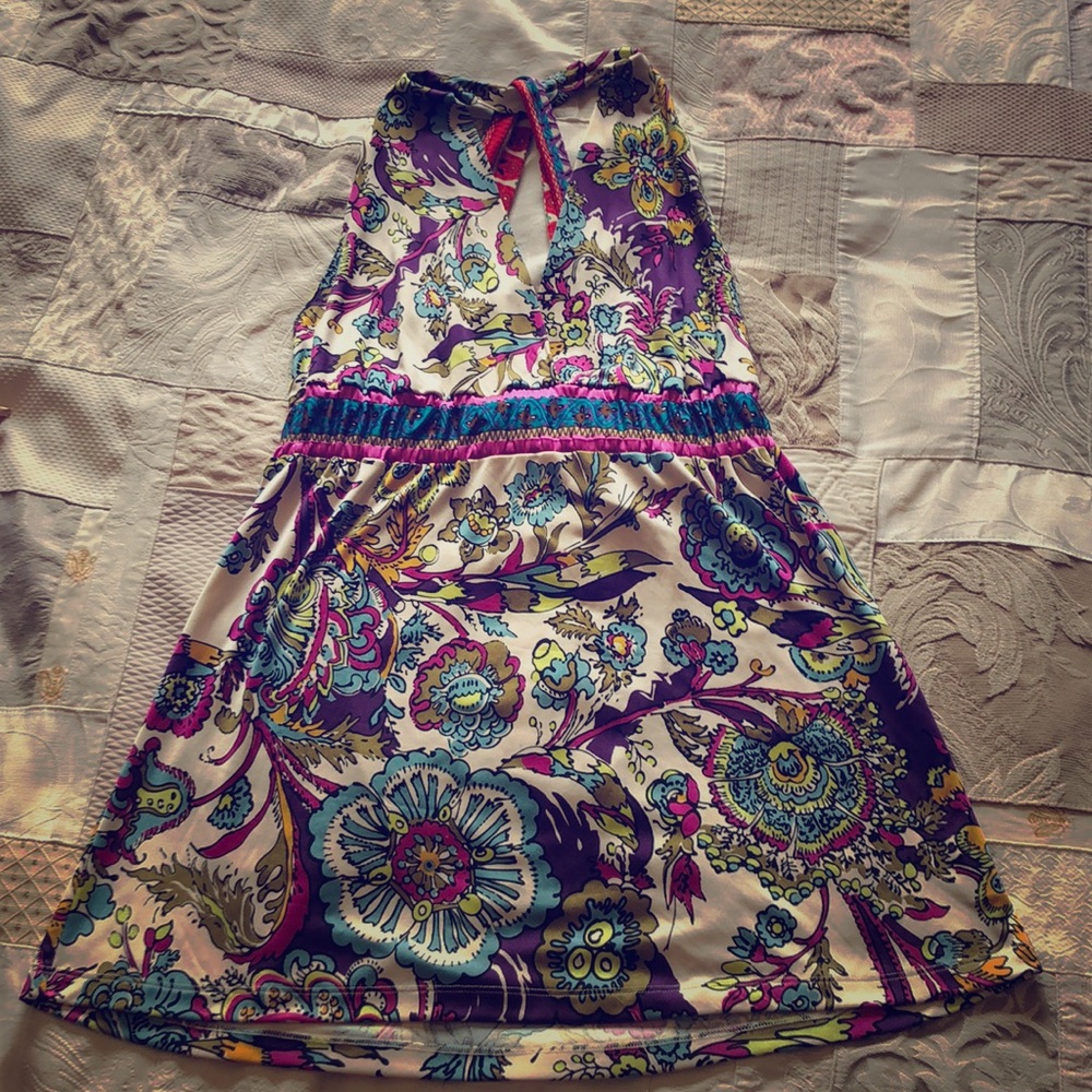 Hale Bob Silk Halter Top